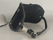 Padded Service Dog Custom Leather Vest and Cape