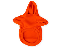 “I Still Live With My Paw-rents!” Dog Hoodie Orange – Soft and Warm