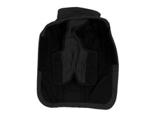 Black Technical Dog Raincoat – Rainproof, Windproof, and Reflective