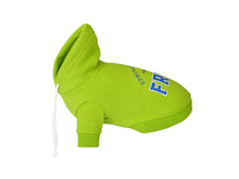 “FIRE” Dog Hoodie – Green