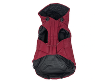 Subzero Waterproof Dog Coat – Burgundy