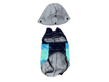 Rain Waterproof Dog Coat – Blue and Light Blue