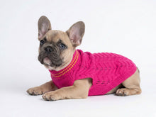 “Dolly” Dog Sweater – Fuchsia Pink in Soft Knit