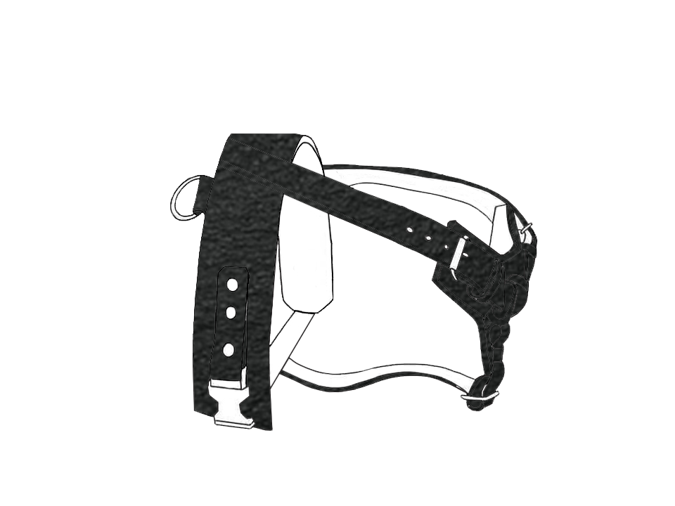 Fully Customizable Y Front Leather Dog Harness Yupcollars