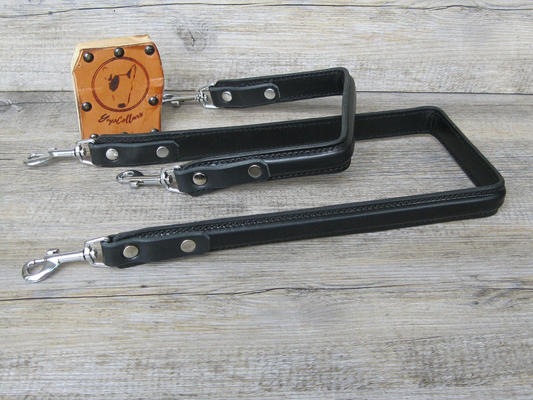 444.dogs専用 Standard X Back Leather Guide Dog Harness with Fixed Semi Rigid